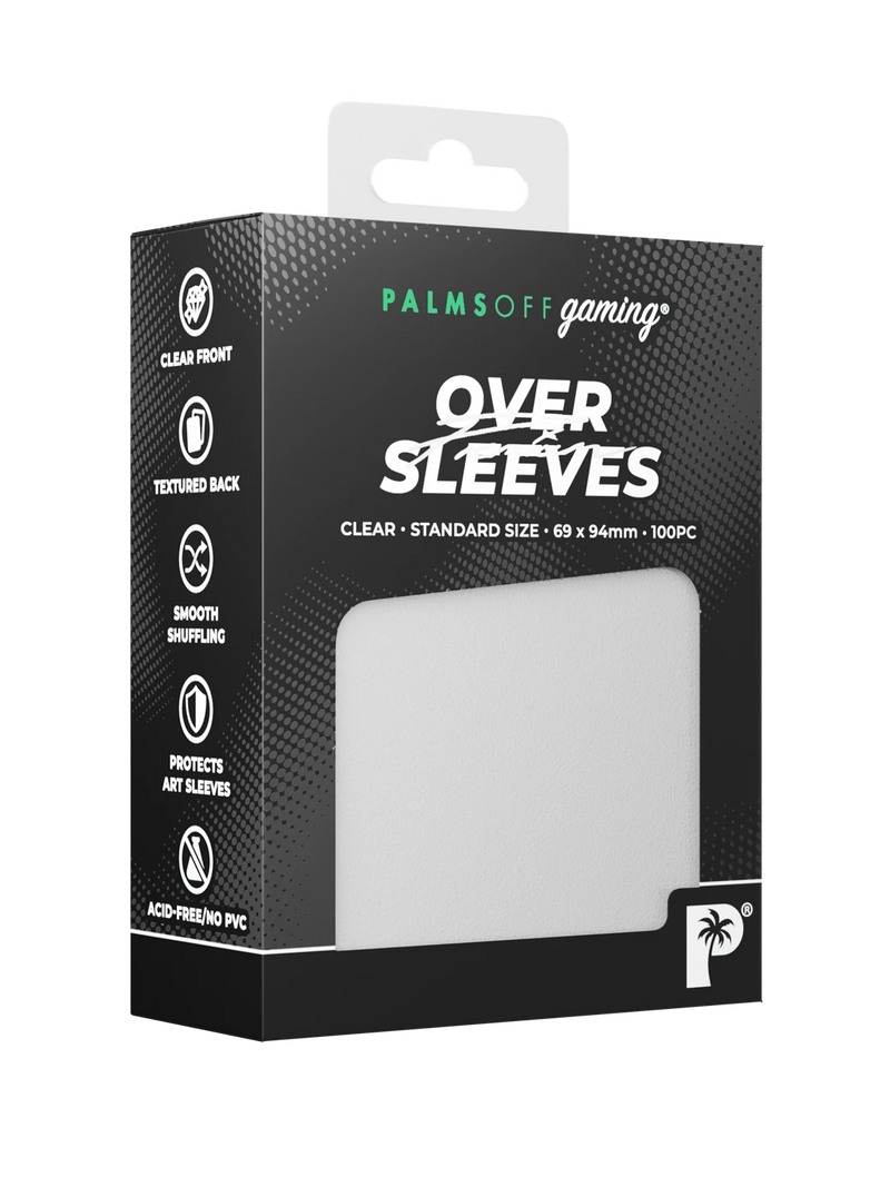 Palms Off Gaming Over Sleeves - Standard Size 100PC