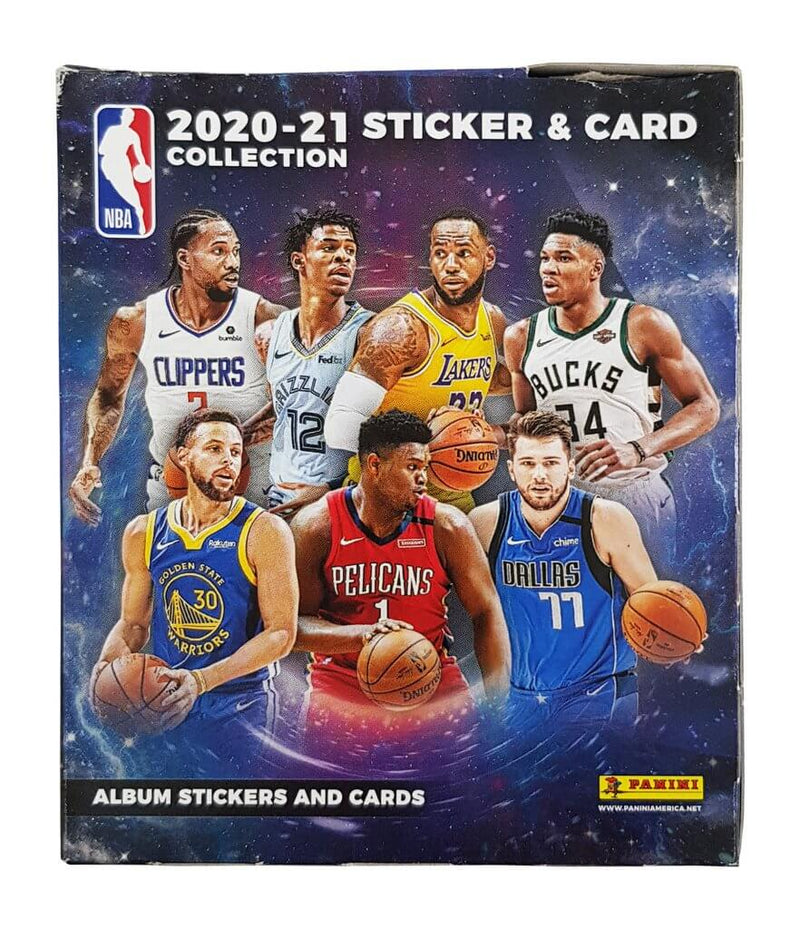 Panini 2020-21 NBA Basketball Sticker and Card Collection Box
