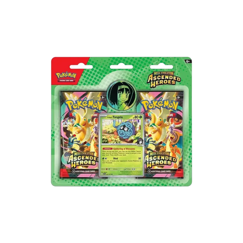 Pokemon TCG: Mega Evolution Ascended Heroes 2pk Blister