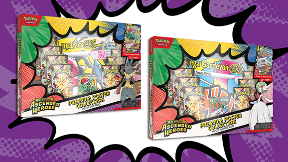 PRE-ORDER - Pokemon TCG: Mega Evolution Ascended Heroes Premium Poster Collection