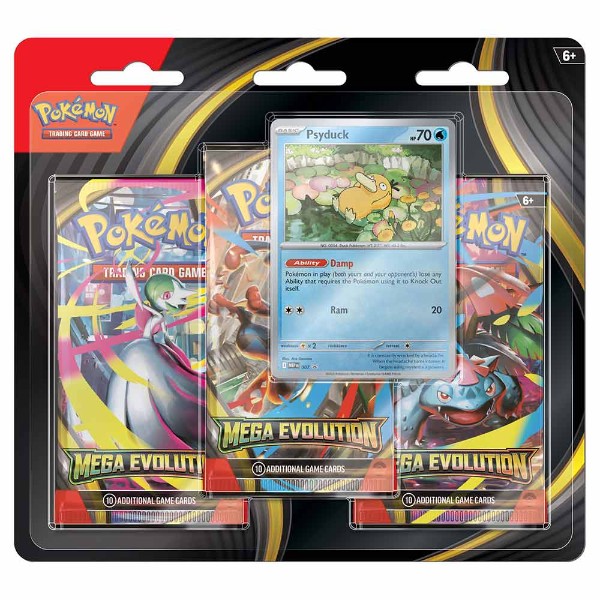 Pokémon TCG: Mega Evolution Three Booster Blister - PRE-ORDER
