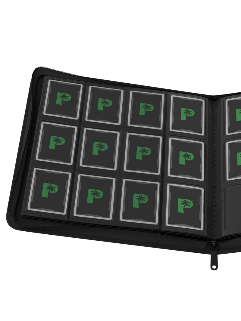 Palms Off Gaming Stealth Zip Binder - 12 Pocket