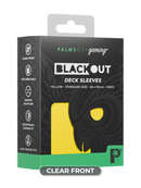 Palms Off Blackout Deck Sleeves (100)