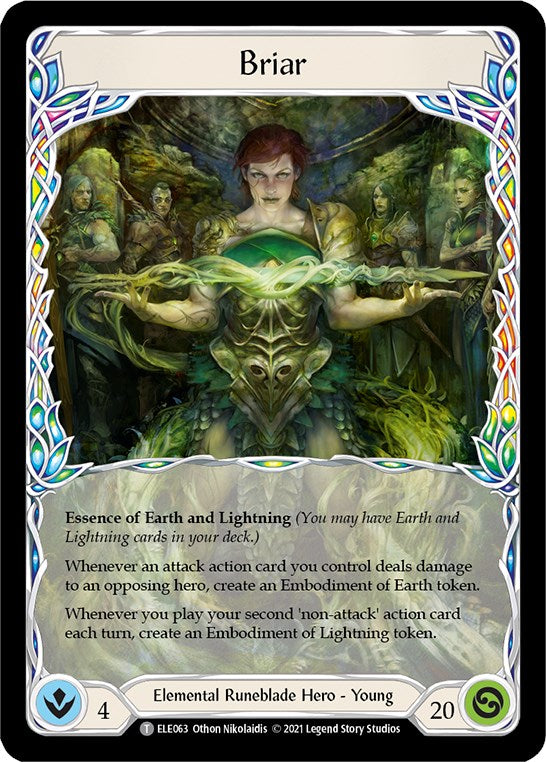 Briar, Warden of Thorns // Briar [ELE062 // ELE063] (Tales of Aria Unlimited)