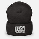 TCG Culture Cuffed Beanie with Embroidered White Logo