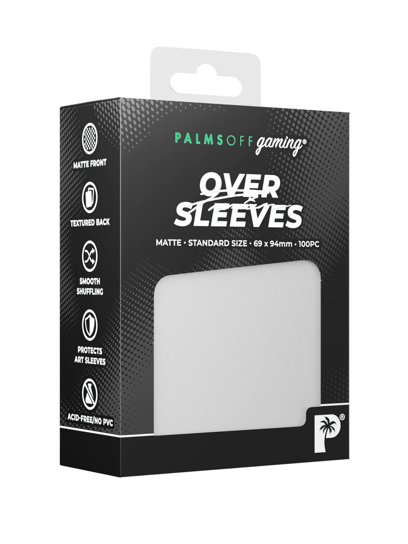 Palms Off Gaming Over Sleeves - Standard Size 100PC