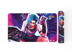 League of Legends Riftbound Origins Jinx Playmat