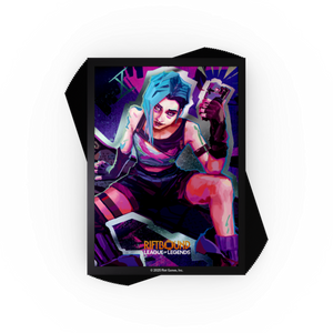 League of Legends Riftbound Origins Jinx Card Sleeves - 100 Art Sleeves