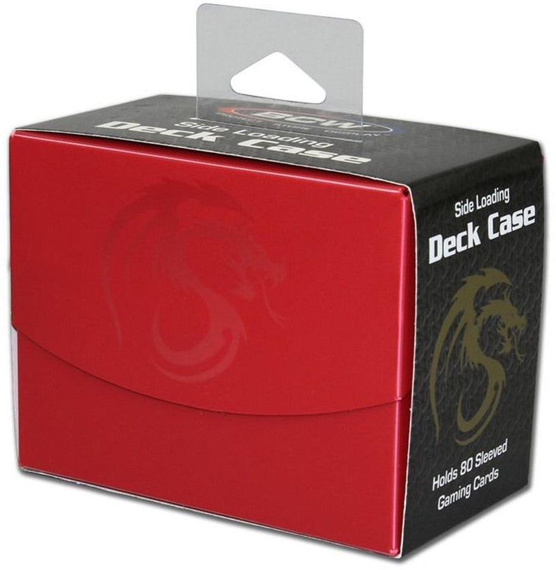 BCW Side Loading Deck Case - Red