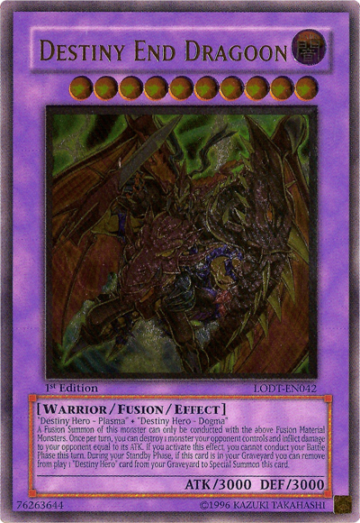Destiny End Dragoon [LODT-EN042] Ultimate Rare