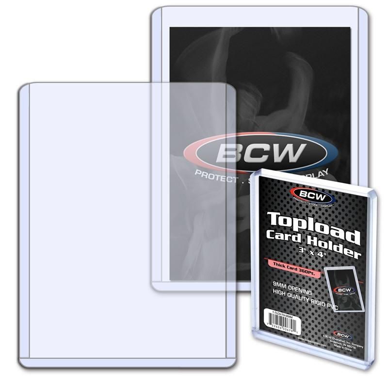BCW Thick Card Topload Holder - 360 PT