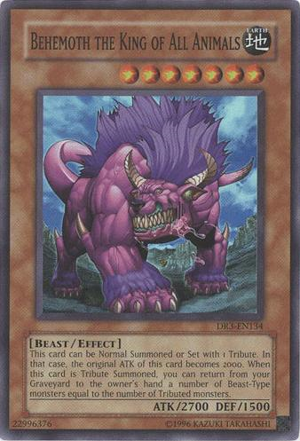 Behemoth the King of All Animals [DR3-EN134] Super Rare