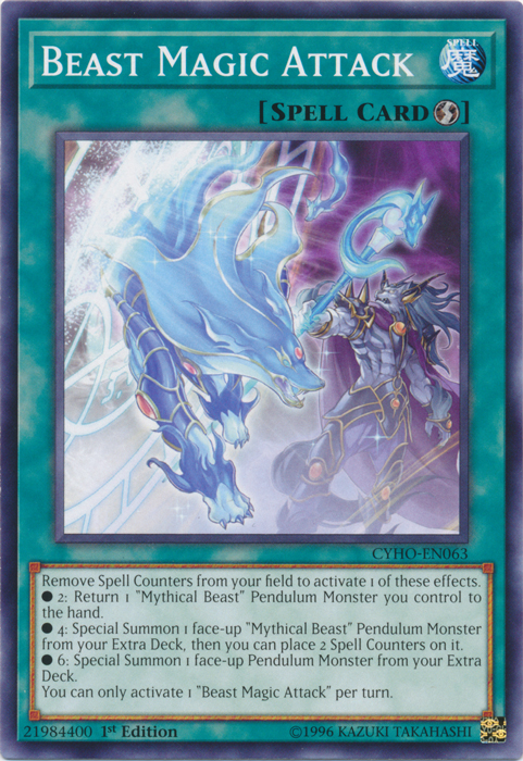 Beast Magic Attack [CYHO-EN063] Common