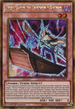 Ghost Charon, the Underworld Boatman [PGL2-EN005] Gold Secret Rare