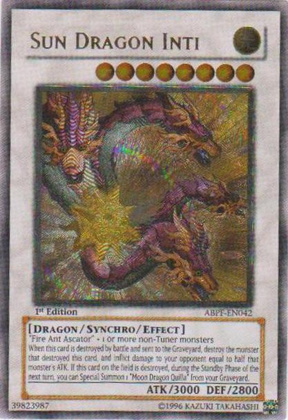 Sun Dragon Inti [ABPF-EN042] Ultimate Rare