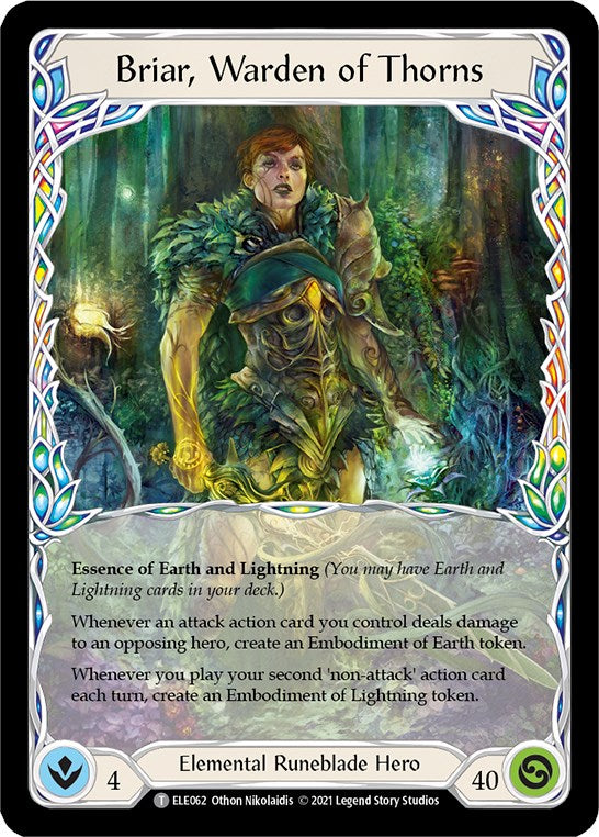 Briar, Warden of Thorns // Briar [ELE062 // ELE063] (Tales of Aria Unlimited)