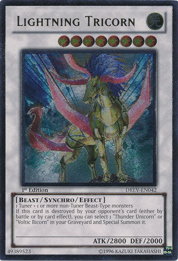 Lightning Tricorn [DREV-EN042] Ultimate Rare