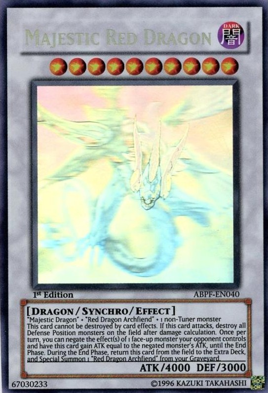 Majestic Red Dragon [ABPF-EN040] Ghost Rare