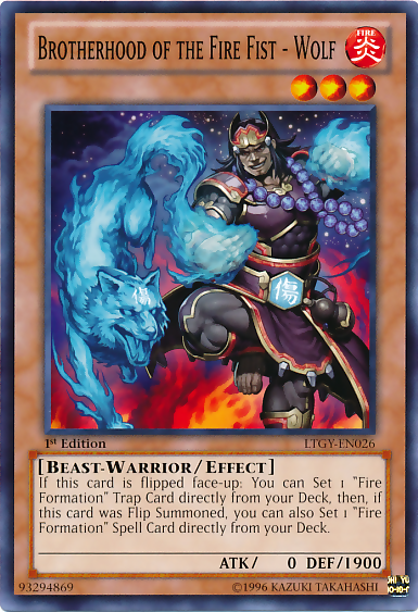 Brotherhood of the Fire Fist - Wolf [LTGY-EN026] Common