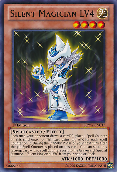 silent cards yugioh Yu-Gi-Oh! - Magician LV8 - YGLD-ENC04 - Ultra Rare - Unlimited Edition Must be Special Summoned (from your hand) by Tributing 1 Warrior Silent Magician LV10 | Yu-Gi-Oh