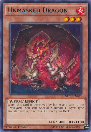 Unmasked Dragon [NECH-EN035] Rare