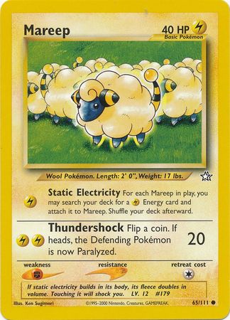 pokemon neo genesis card prices Mareep (65/111) [Neo Genesis Unlimited]