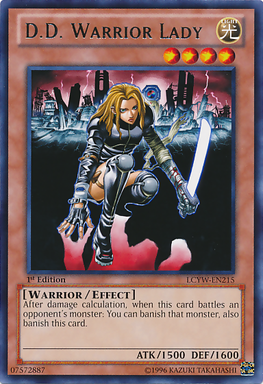 D.D. Warrior Lady [LCYW-EN215] Rare