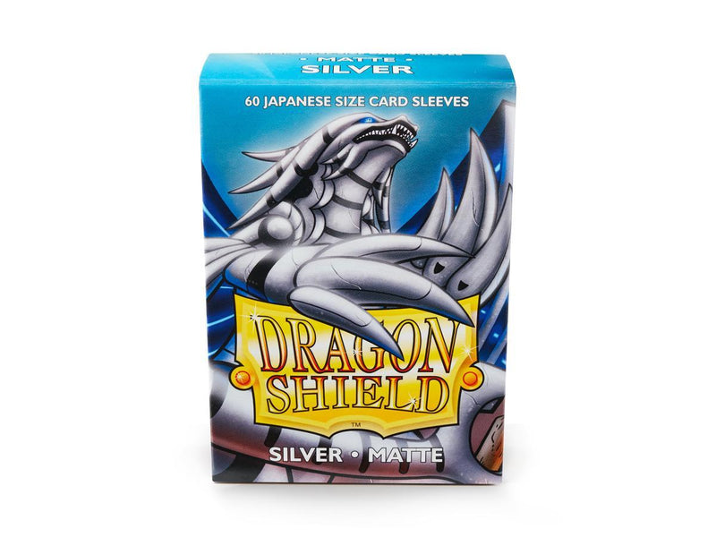 Dragon Shield Matte Sleeve - Silver - 60ct
