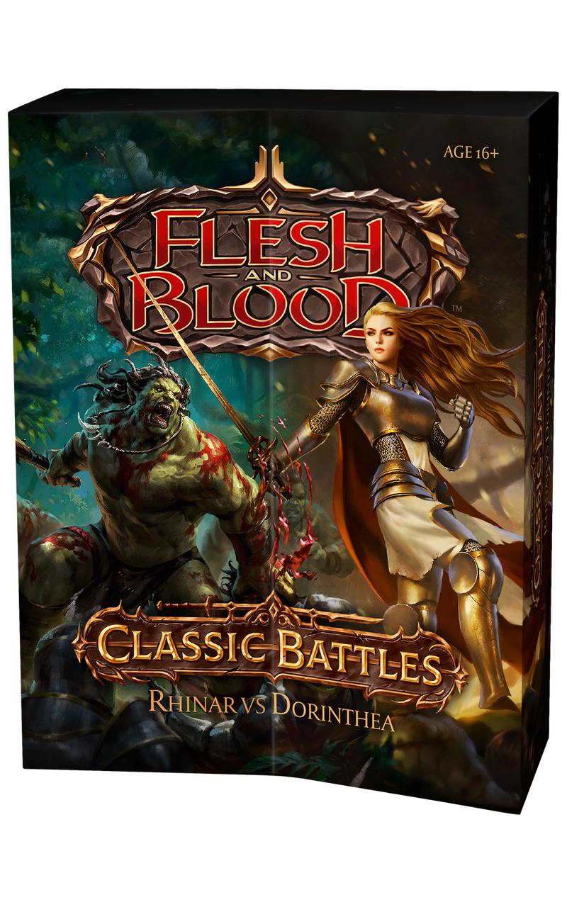 Flesh and Blood Classic Battles: Rhinar vs Dorinthea Box Set Case