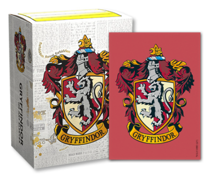 Dragon Shield Matte Art Harry Potter House Sleeves - Gryffindor - 100ct