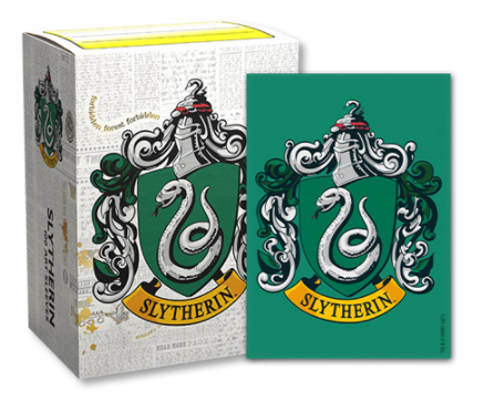 Dragon Shield Matte Art Harry Potter House Sleeves - Slytherin - 100ct