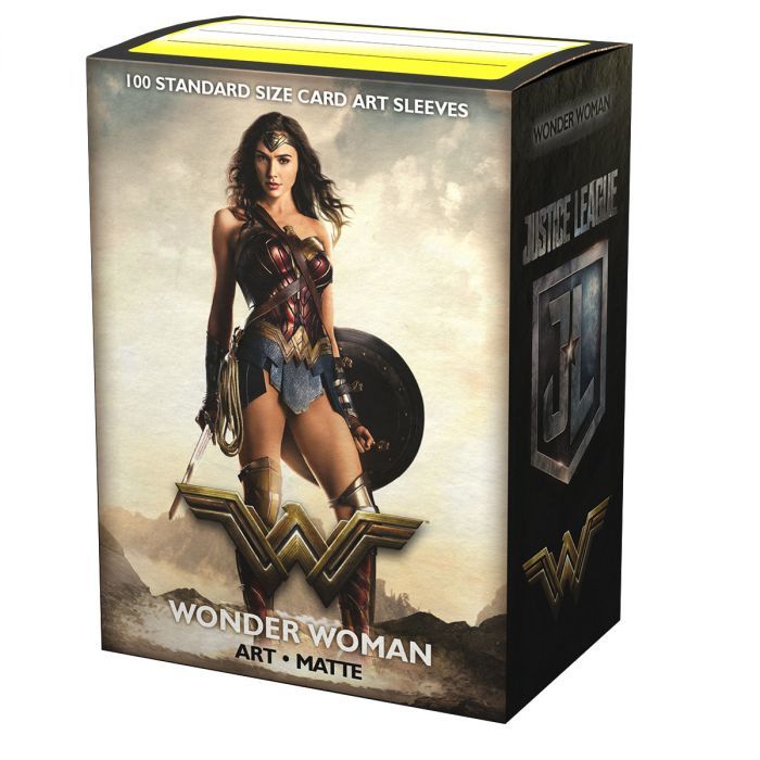Dragon Shield Matte Art Justice League Sleeves - Wonder Woman - 100ct