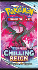 Pokemon Sword and Shield Chilling Reign Three Booster Blister Pack