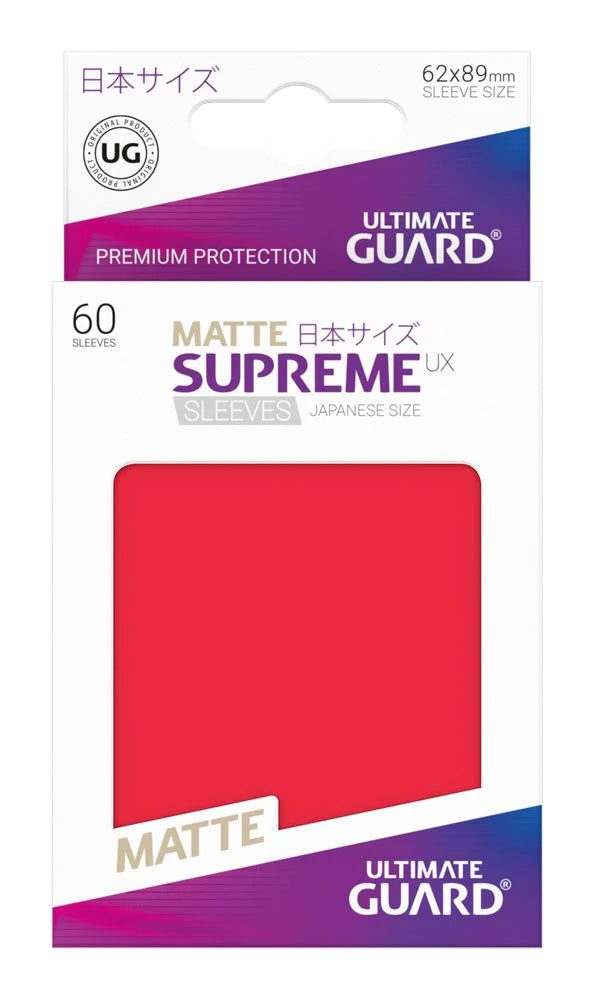 Ultimate Guard Supreme UX Card Sleeves - Japanese Size Ultimate Guard Supreme UX Card Sleeves - Japanese Size