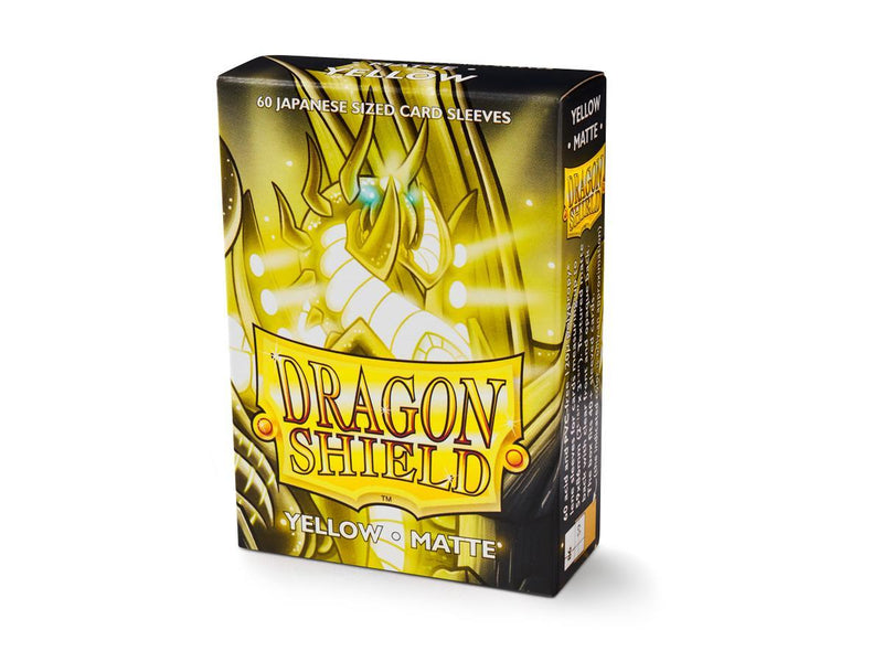 Dragon Shield Matte Sleeve - Yellow - 60ct