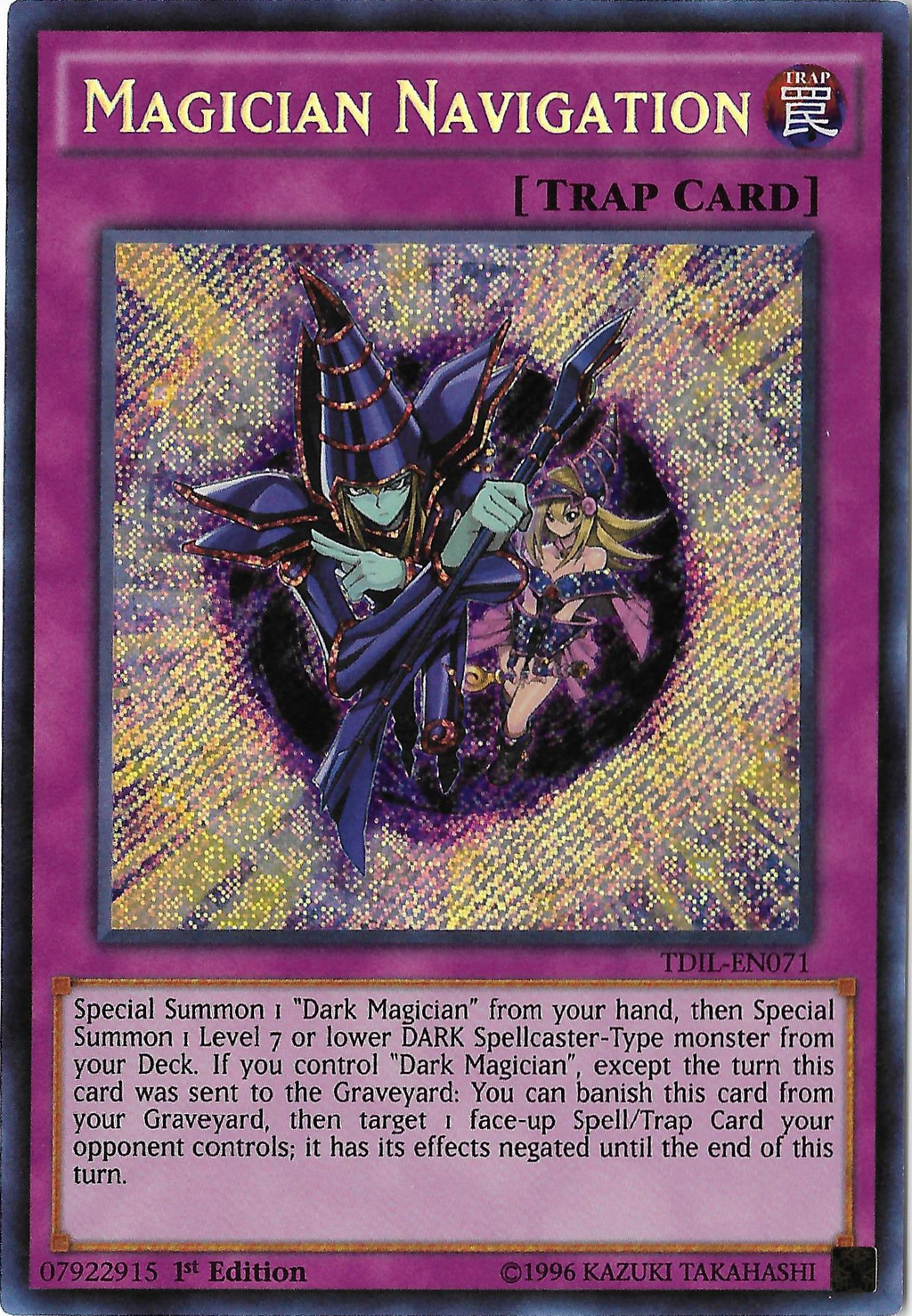 yugioh dark magician trap cards may be 1st or Unlimited Edition Yu-Gi-Oh Master Duel: Best Dark