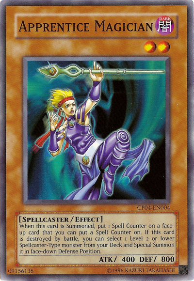 遊戯王/見習い魔術師/英語版CPスーパー/CP04-EN004 Apprentice Magician [CP04-EN004] Super Rare