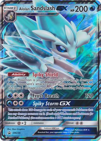 Alolan Sandslash GX (SM236) (Jumbo Card) [Sun & Moon: Black Star Promo