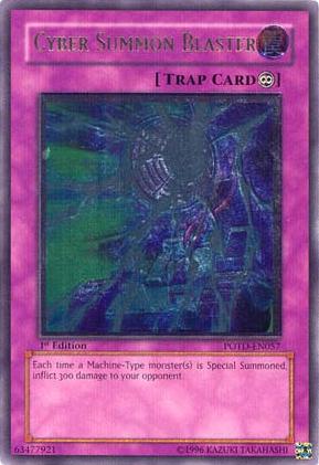 Cyber Summon Blaster [POTD-EN057] Ultimate Rare